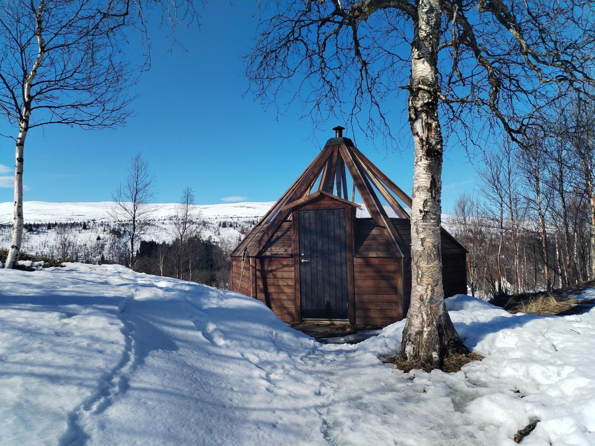 Apartmán Hessdalen Ufocamp Vårhus Exteriér fotografie