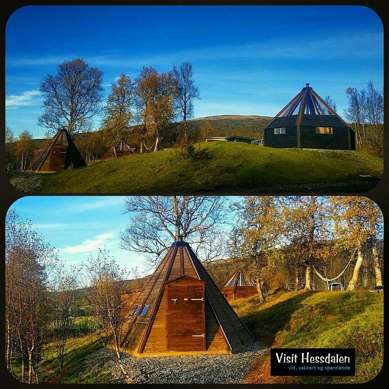 Apartmán Hessdalen Ufocamp Vårhus Exteriér fotografie